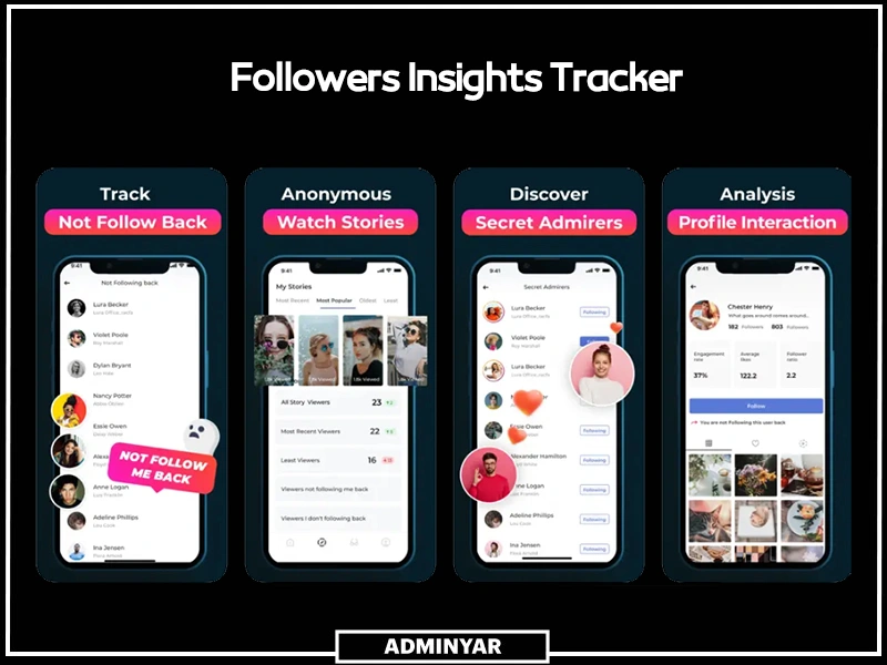 چگونه بفهمیم چه کسانی اینستاگرام ما را چک کرده اند با ابزار Followers Insights Tracker