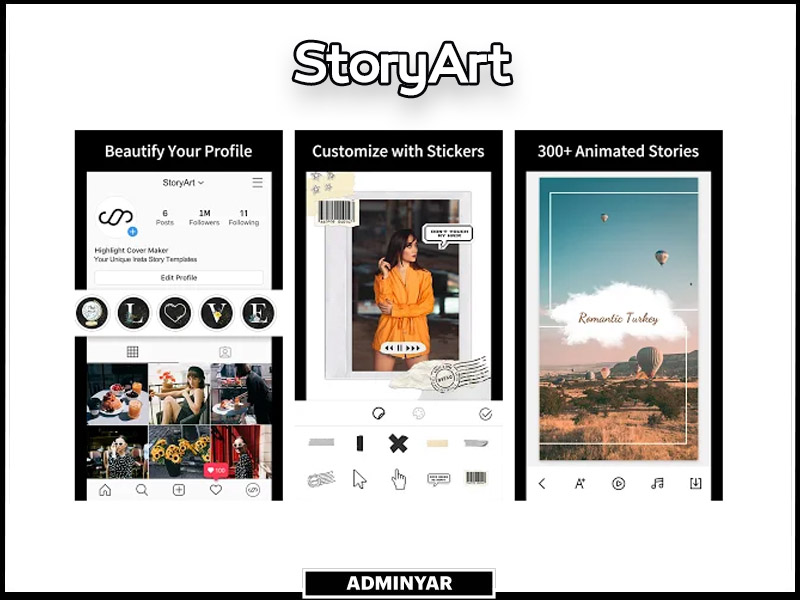 برنامه ساختن استوری اینستاگرام StoryArt