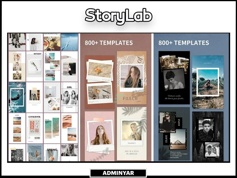 برنامه ساختن استوری اینستاگرام StoryLab