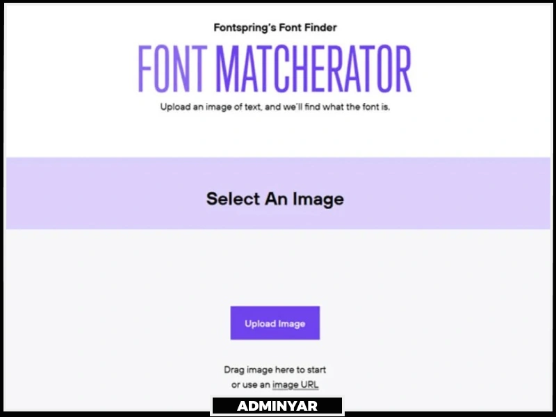 استفاده از سایت Fontspring برای تشخیص فونت از روی عکس