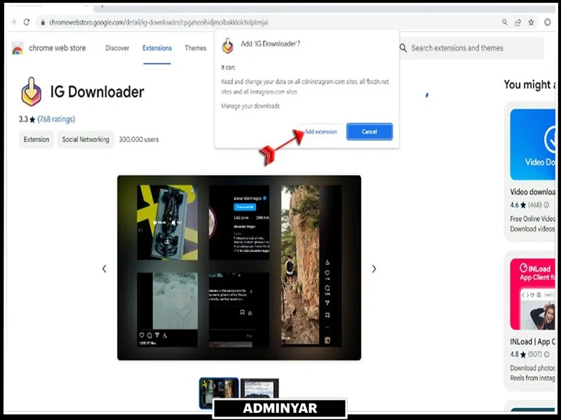 با افزونه IG Downloader چگونه پست های اینستاگرام را دانلود کنیم؟